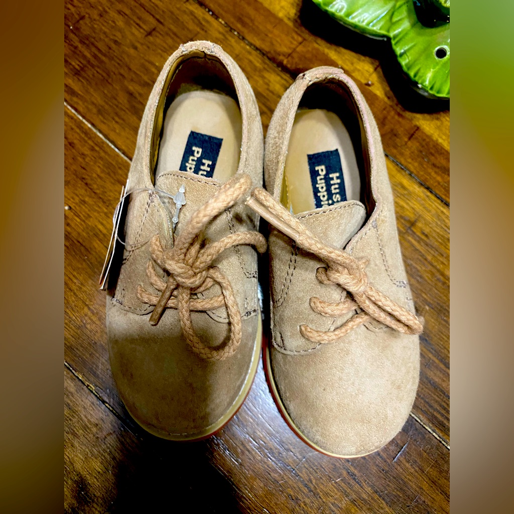 Hush Puppies Brand Oxford Toddler Boy Shoes